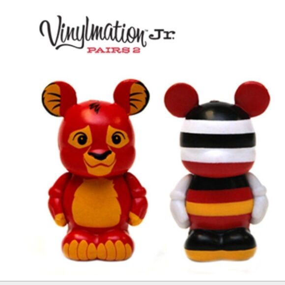 Disney collectible Vinylmation Jr. keychain Pairs series Simba - Picture 5 of 6